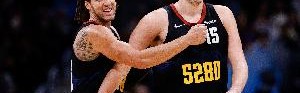 NBA直播-强势开局！掘金首节半节不到轰出21-5攻击波 戈登9分&amp;约基奇5分